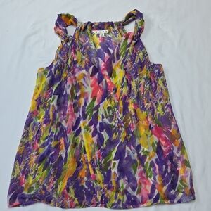 CAbi Petals Floral Halter Blouse #730